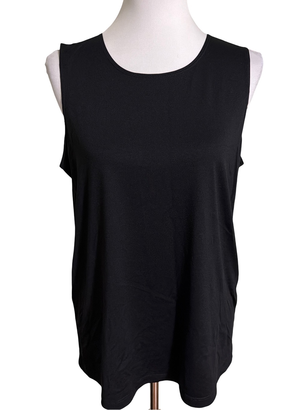 Chico's Black Sleeveless Tank Top Size 3